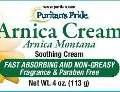 Puritan's Pride Arnica Cream-4 Oz Cream