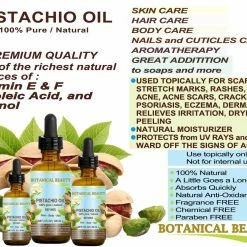 PISTACHIO OIL Italian Pistacia Vera 100% Pure Natural Refined 4 Fl.oz.- 120 Ml For FACE, SKIN, BODY, HAIR, NAILS, FOOT CARE. Vitamin E Antioxidant Serum, Skin Moisturizer By Botanical Beauty -Moisturizers Sales m1f0qdylpnv456v7pnt8iatlcuf8