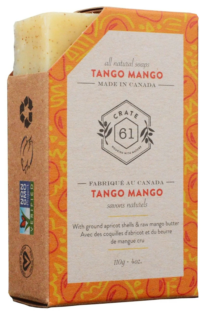 Crate 61 Organics Crate 61 "For Him" Soap 6-Pack Box Set, 100% Vegan Cold Process Bar Soap, Scented With Premium Essential Oils And Natural Flavors, For Men And Women, Face And Body, Alpine & Spice, Eucamint, Tango Mango, Oatmeal Shea, Patchouli Lime, Activated Charcoal 8 Crate 61 Organics Crate 61 "For Him" Soap 6-Pack Box Set, 100% Vegan Cold Process Bar Soap, Scented With Premium Essential Oils And Natural Flavors, For Men And Women, Face And Body, Alpine & Spice, Eucamint, Tango Mango, Oatmeal Shea, Patchouli Lime, Activated Charcoal - Image 6