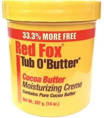 Red Fox Store Red Fox Tub O' Butter Cocoa, Moisturizing Creme 10.5 Oz 5 Red Fox Store Red Fox Tub O' Butter Cocoa, Moisturizing Creme 10.5 Oz - Image 3
