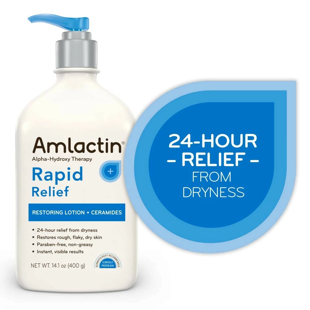 AmLactin Store AmLactin Rapid Relief Restoring Lotion + Ceramides, 14.1 Ounce With Pump, Paraben Free 7 AmLactin Store AmLactin Rapid Relief Restoring Lotion + Ceramides, 14.1 Ounce With Pump, Paraben Free - Image 5