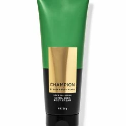 Bath & Body Works Champion For Men Trio Gift Set - Deodorizing Body Spray - Body Wash - Body Cream - FULL SIZE