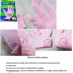 MAGIC UNION (1 Pair) Magic Korean Body-scrub Gloves,Korean Spa Bath Washcloth (Finger Type) By Jung-jun Industry 정준산업 요술때장갑 때르메스 -Moisturizers Sales mng102ume585p9gc329kv9m578v9