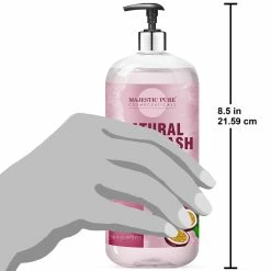 Majestic Pure All Natural Body Wash With Passion Fruit Extract - For Body, Face And Hand - Liquid Soap, Sulfate Free & Parabens Free, For Men And Women - 16 Fl Oz -Moisturizers Sales mp7scs925mhi119onni7wtyuvwpz