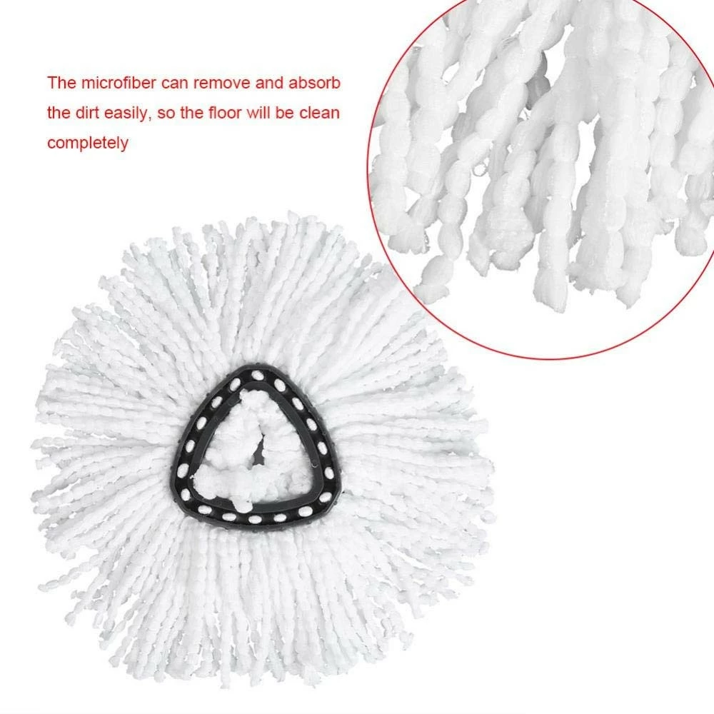 Wytino Mop Replacement Head, Mop Head Refills, Microfiber Spin Mop With Absorbent Strings Easy Cleaning, Mop Head Refill For Floor Cleaning 5 Wytino Mop Replacement Head, Mop Head Refills, Microfiber Spin Mop With Absorbent Strings Easy Cleaning, Mop Head Refill For Floor Cleaning - Image 3