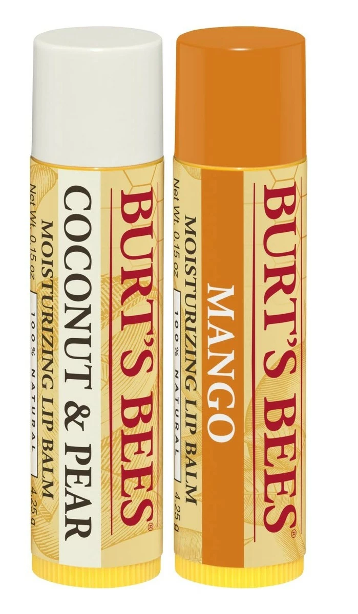 Burt's Bees Store Burt's Bees 100% Natural Moisturizing Lip Balm, Coconut & Pear And Mango With Beeswax & Fruit Extracts - 2 Tubes, 2 Fl OZ 7 Burt's Bees Store Burt's Bees 100% Natural Moisturizing Lip Balm, Coconut & Pear And Mango With Beeswax & Fruit Extracts - 2 Tubes, 2 Fl OZ - Image 5
