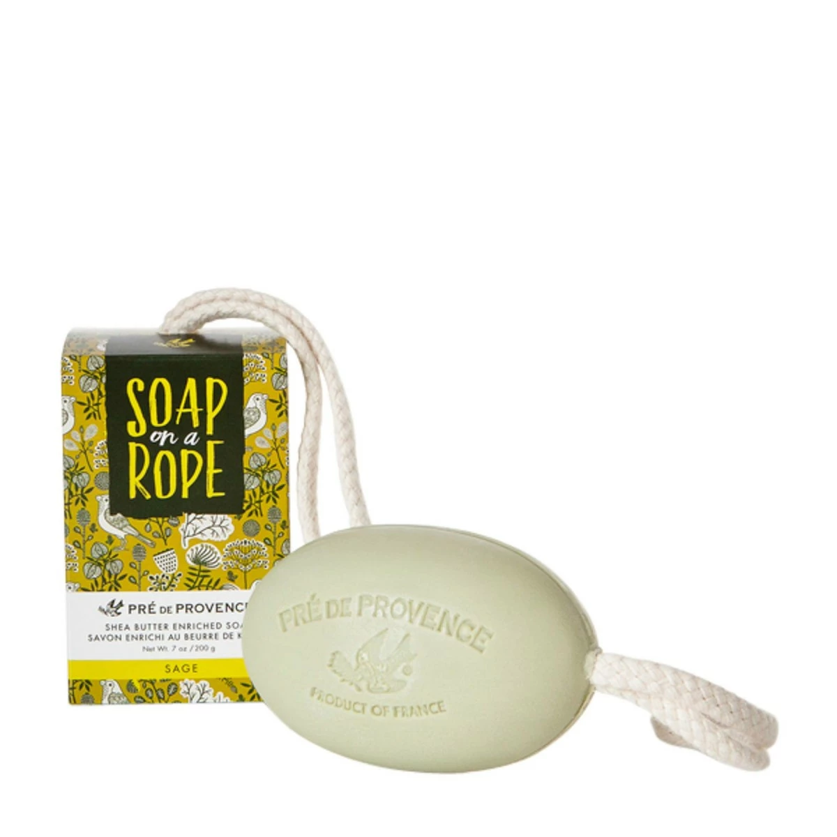 Pre De Provence Store Pre De Provence Soap On A Rope, Sage, 200 Gram 3 Pre De Provence Store Pre De Provence Soap On A Rope, Sage, 200 Gram