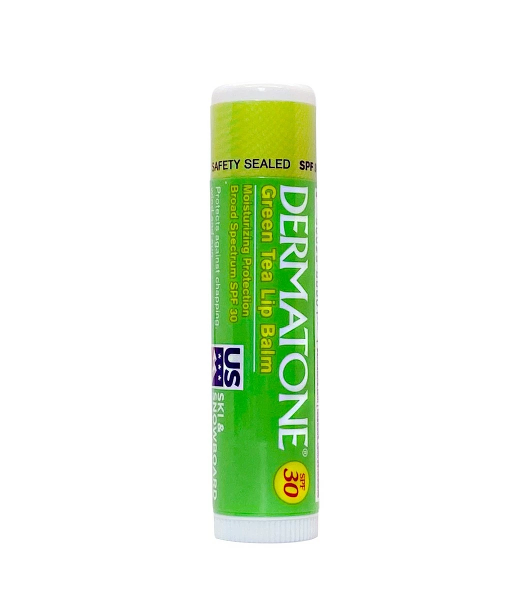 Dermatone Store Dermatone Green Tea Lip Balm SPF 30, 0.15 Oz. - 3-Pack 3 Dermatone Store Dermatone Green Tea Lip Balm SPF 30, 0.15 Oz. - 3-Pack