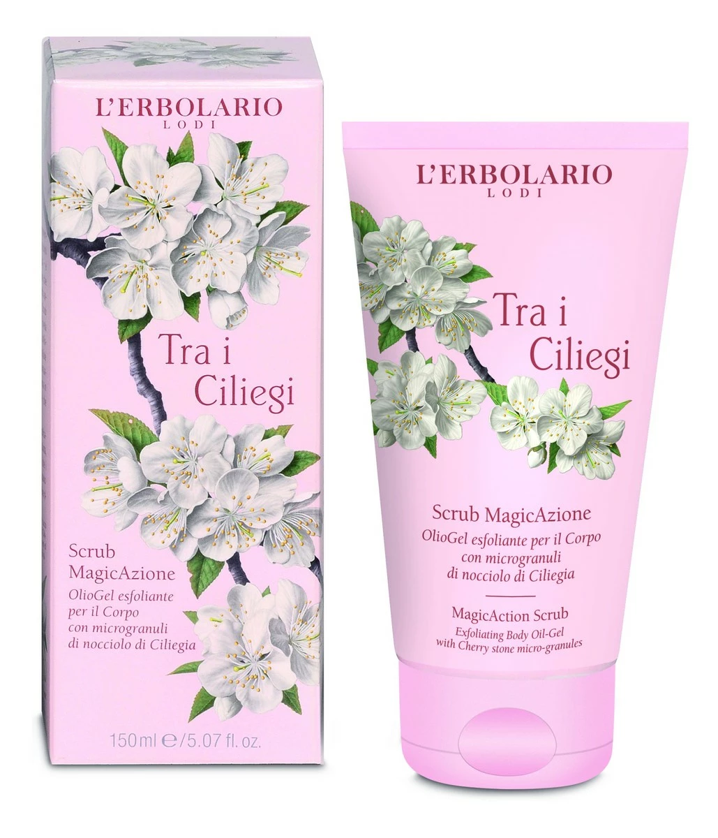 L'Erbolario Loti L'Erbolario MagicAction Scrub TRA I CILIEGI 150ml/5.07 Fl Oz Exfoliating Body Oil Gel 3 L'Erbolario Loti L'Erbolario MagicAction Scrub TRA I CILIEGI 150ml/5.07 Fl Oz Exfoliating Body Oil Gel