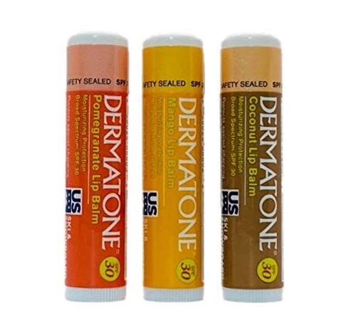 Dermatone Store Dermatone Fruit Variety 3-Pack, Lip Balms SPF 30, 0.15 Oz. 3 Dermatone Store Dermatone Fruit Variety 3-Pack, Lip Balms SPF 30, 0.15 Oz.