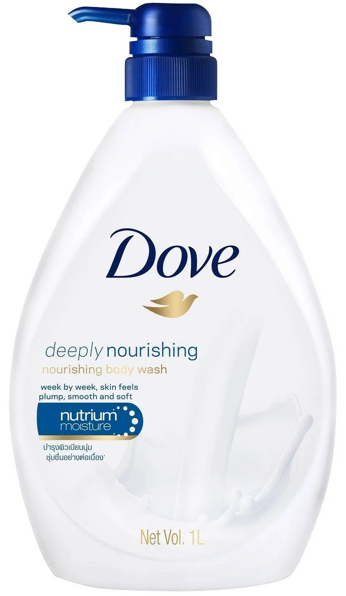 Dove Body Wash 33.8Oz W/Pump Deeply Nourishing Pack (Deeply Nourishing, 1) 3 Dove Body Wash 33.8Oz W/Pump Deeply Nourishing Pack (Deeply Nourishing, 1)