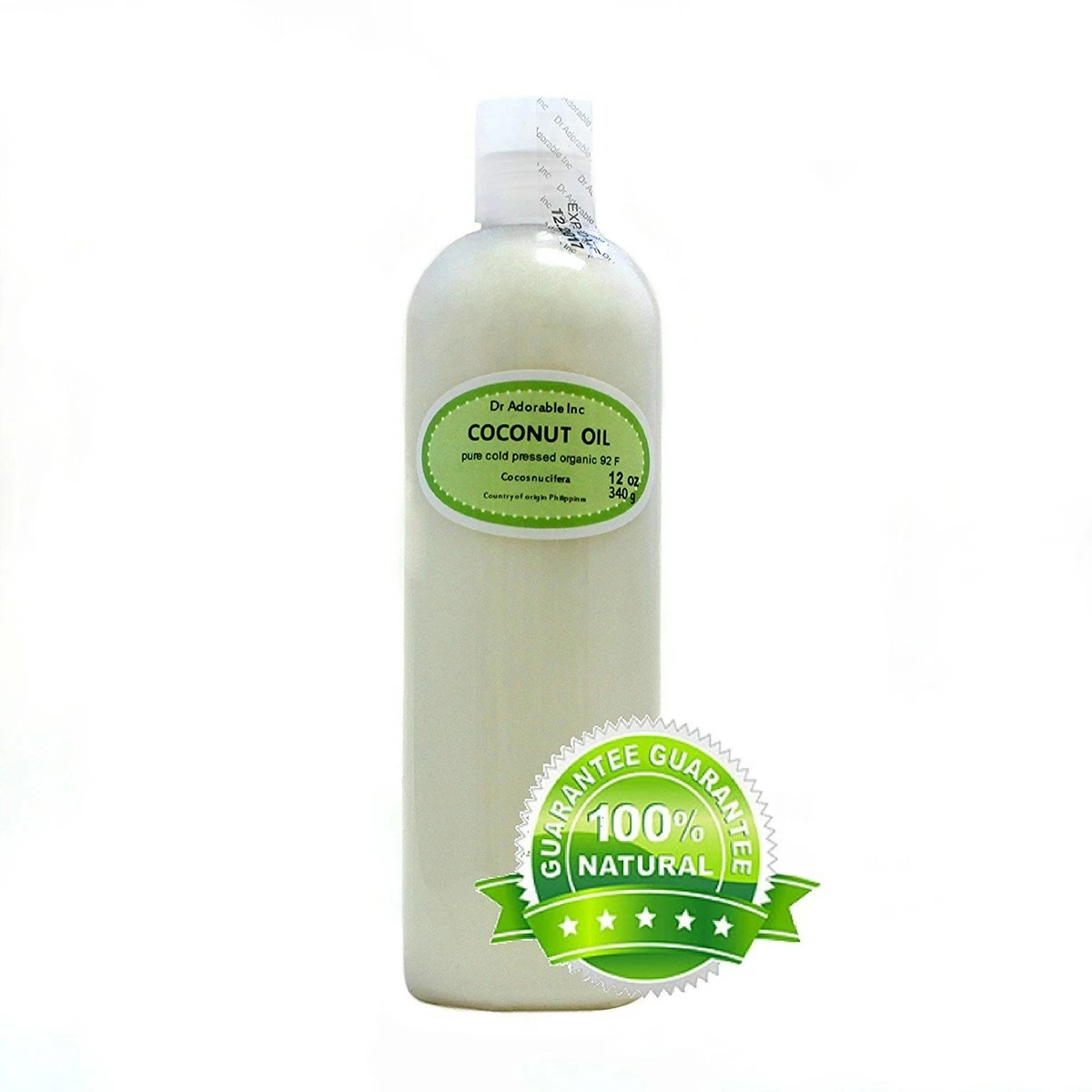 Dr Adorable Inc Organic Pure Coconut OIL 92 Degree 12 Oz 4 Dr Adorable Inc Organic Pure Coconut OIL 92 Degree 12 Oz - Image 2