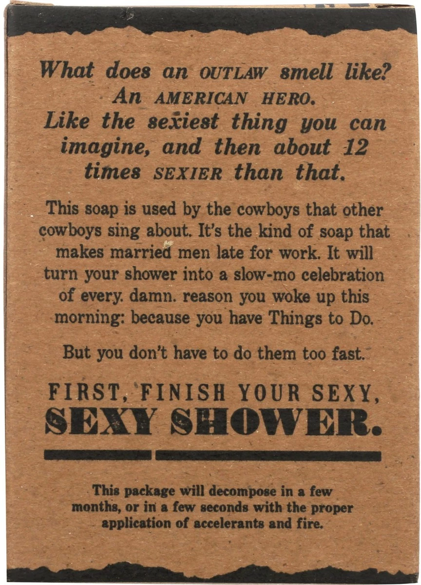 Outlaw Soaps Store Outlaw Soaps, Soap Bar Blazing Saddles, 4 Ounce 4 Outlaw Soaps Store Outlaw Soaps, Soap Bar Blazing Saddles, 4 Ounce - Image 2