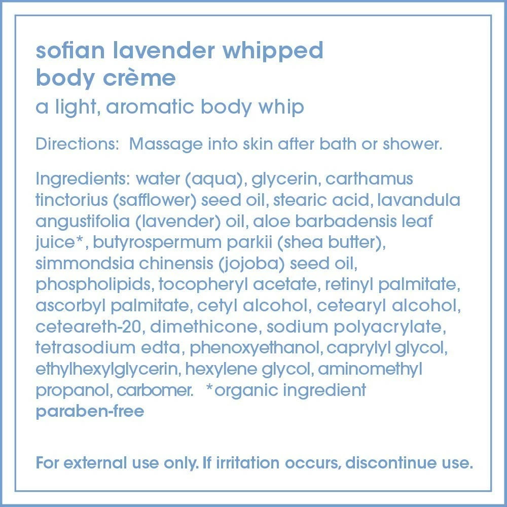LATHER Sofian Lavender Body Crème With Shea Butter, 7 Ounce 7 LATHER Sofian Lavender Body Crème With Shea Butter, 7 Ounce - Image 5