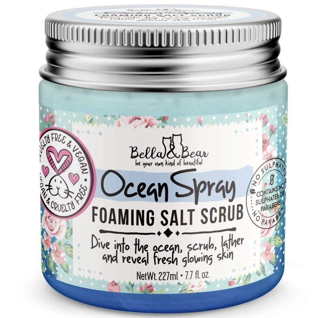 Bella And Bear Bella & Bear Ocean Spray Scrub, No Sulphates, Parabens, No Harmful Chemicals, Cruelty-Free, Vegan-Friendly, Exfoliating, 6.7oz 3 Bella And Bear Bella & Bear Ocean Spray Scrub, No Sulphates, Parabens, No Harmful Chemicals, Cruelty-Free, Vegan-Friendly, Exfoliating, 6.7oz