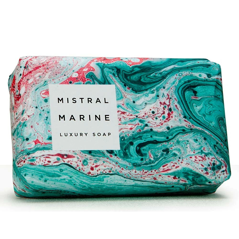 Mistral French 7 Oz Luxury Bar Soap Marbles Marine 3 Mistral French 7 Oz Luxury Bar Soap Marbles Marine