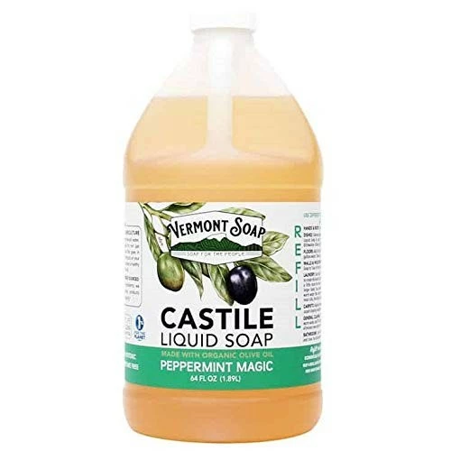 Vermont Soap Store Vermont Soap Liquid Castile Soap (Peppermint Magic, 64oz) 3 Vermont Soap Store Vermont Soap Liquid Castile Soap (Peppermint Magic, 64oz)
