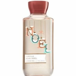 Bath And Body Works Vanilla Bean Noel Shower Gel 10 Ounce Tan Holiday Ornament Packaging 2017