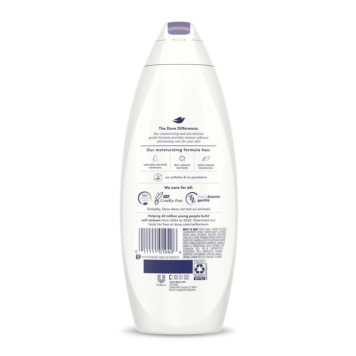 Dove Store Dove Body Wash For Softer And Smoother Skin After Just One Use Lavender Oil And Chamomile Stress Relieving And Calming 22 Oz, 4 Count 4 Dove Store Dove Body Wash For Softer And Smoother Skin After Just One Use Lavender Oil And Chamomile Stress Relieving And Calming 22 Oz, 4 Count - Image 2