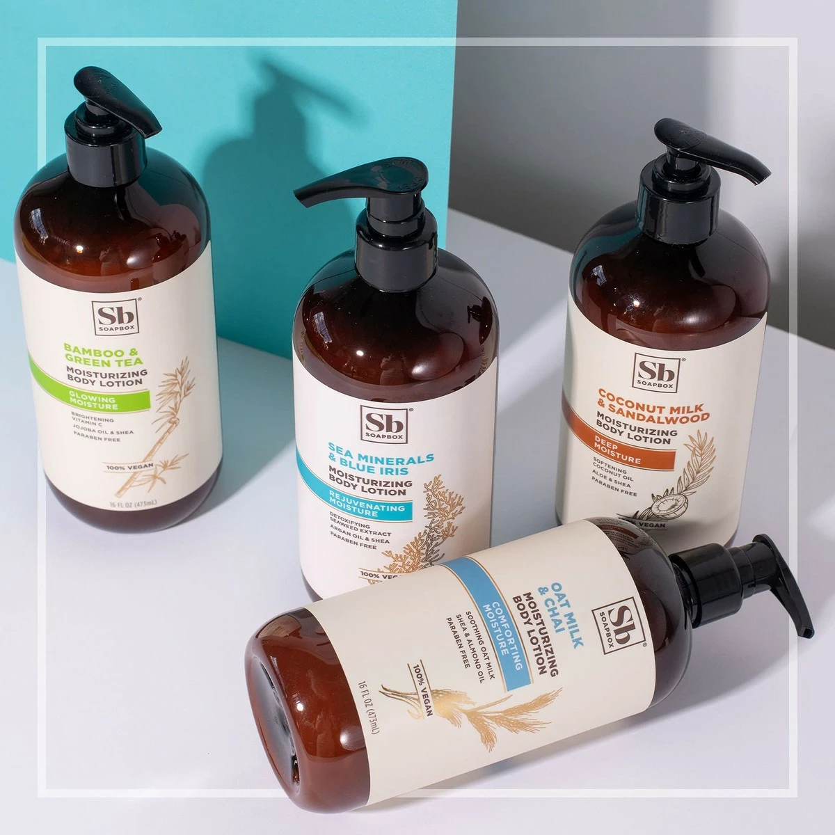 Soapbox Bamboo & Green Tea Moisturizing Body Lotion With Shea Butter & Jojoba Oil | Paraben Free, Cruelty Free, Vegan, Made In The USA (16oz, 3 Pack) 11 Soapbox Bamboo & Green Tea Moisturizing Body Lotion With Shea Butter & Jojoba Oil | Paraben Free, Cruelty Free, Vegan, Made In The USA (16oz, 3 Pack) - Image 9