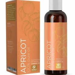 Maple Holistics Apricot Kernel Seed Oil For Skin - Aromatherapy Apricot Oil For Hair Skin And Nails Plus Moisturizing Body Oil Massage With Anti Aging Benefits - Vitamin E And C Rich Face Oil For Dry Skin Care