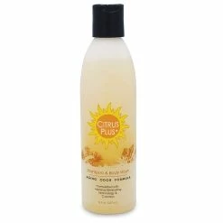 Deodorizing Citrus Plus Elder Shampoo And Body Wash By BoaVida With New Leak-proof Caps, Soap Made With Persimmon To Treat The Presence Of Nonenal And Remove Old Person Smell, 8 Oz