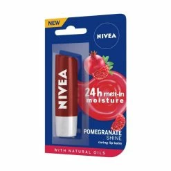 NIVEA Lip Balm, Pomegranate Shine, 4.8g 10 NIVEA Lip Balm, Pomegranate Shine, 4.8g -Moisturizers Sales ojqutjzuosjhl5yyho9pcbn0h6i1