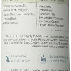 Source Vital Source Vitál Apothecary | Silt Body Scrub | All-Natural, Hydrating, And Exfoliating For All Skin Types | 8.39 FL Oz. 5 Source Vital Source Vitál Apothecary | Silt Body Scrub | All-Natural, Hydrating, And Exfoliating For All Skin Types | 8.39 FL Oz. -Moisturizers Sales omlurupexzium6z8mig8iws8gtmm