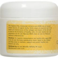 At Last Naturals MSM Skin Enhance Cream 2 Ounces -Moisturizers Sales onktlzy5e0nnd00mveurcbxd05h2