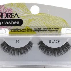 Andrea Lashes Strip Style 26 Black (3 Pack)