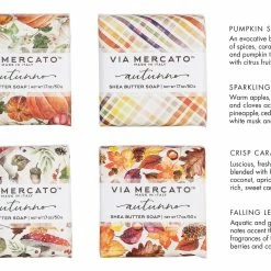 Via Mercato Natale Shea Butter Soap Boutique Luxury Gift Box (Set Of 4, 50g Each) - Autunno 17 Via Mercato Natale Shea Butter Soap Boutique Luxury Gift Box (Set Of 4, 50g Each) - Autunno -Moisturizers Sales otdxyn4vdewglboahr4o0m3lknha