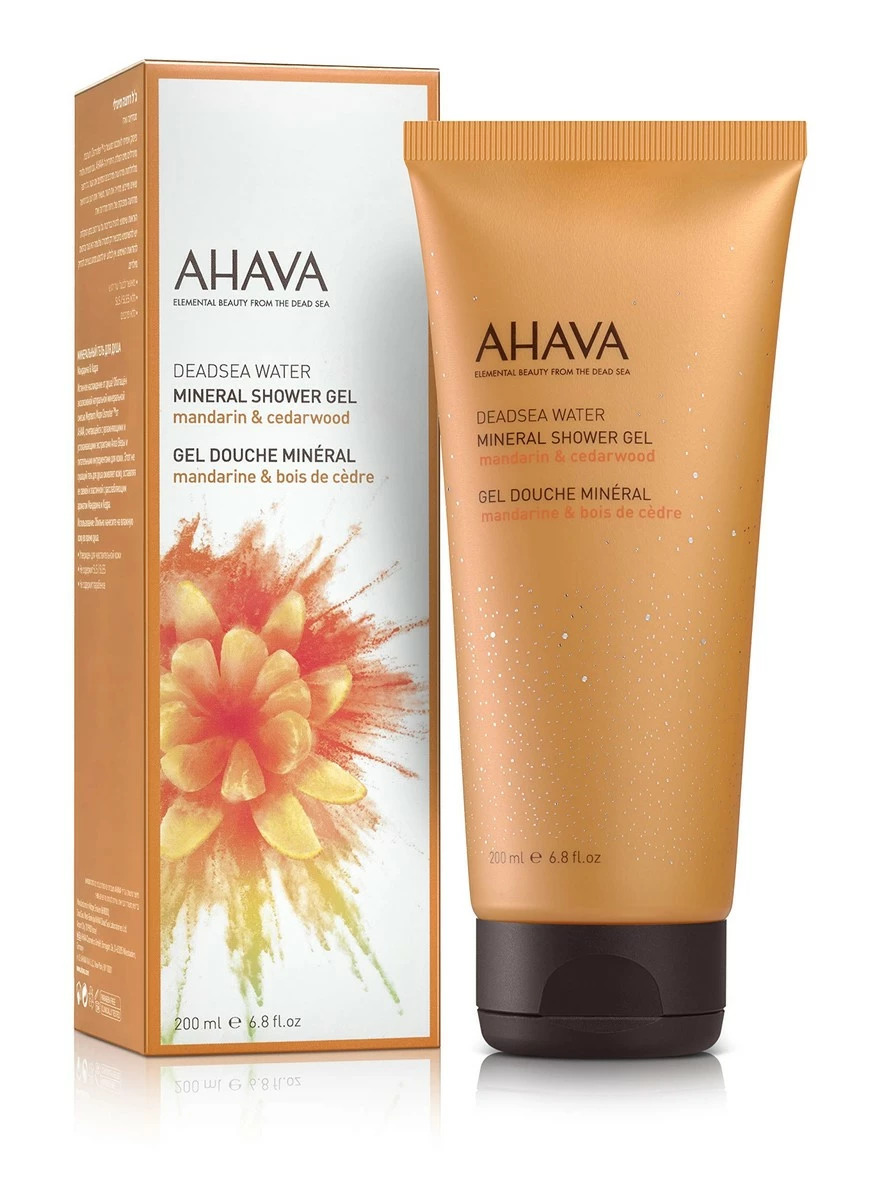AHAVA 200 Ml Mineral Shower Gel Mandarin/Cedarwood, 6.8 Fl Oz 7 AHAVA 200 Ml Mineral Shower Gel Mandarin/Cedarwood, 6.8 Fl Oz - Image 5