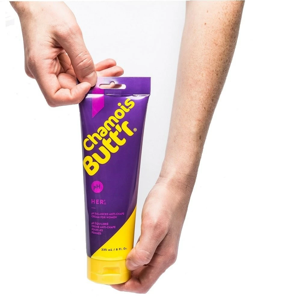 Chamois Butt'r Store Chamois Butt'r Her' Anti-Chafe Cream, 8 Ounce Tube 4 Chamois Butt'r Store Chamois Butt'r Her' Anti-Chafe Cream, 8 Ounce Tube - Image 2
