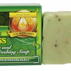 BunchaFarmers All Natural 100% Biodegradable Healing Manuka Honey And Lemongrass Deodorizing And Refreshing Soap Bar (Made In Canada) 10 BunchaFarmers All Natural 100% Biodegradable Healing Manuka Honey And Lemongrass Deodorizing And Refreshing Soap Bar (Made In Canada) -Moisturizers Sales p2flzzl3gblr796146gd0b1eng87