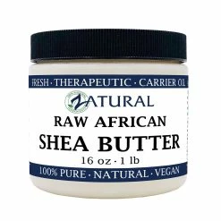 Raw Shea Butter-100% Pure, Virgin, Unrefined, Raw Ivory Shea Butter From Zatural (16 Ounce)