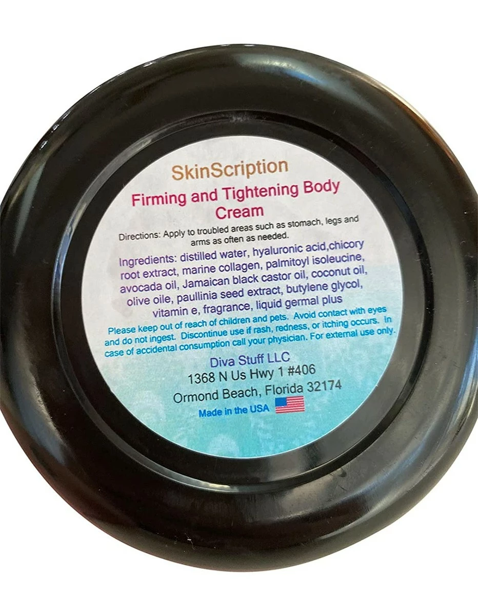 Diva Stuff Store Firming And Tightening Body Cream. Pineapple Whip Scent With Chicory Root Extract And Marine Collagen, By Diva Stuff, 4oz 5 Diva Stuff Store Firming And Tightening Body Cream. Pineapple Whip Scent With Chicory Root Extract And Marine Collagen, By Diva Stuff, 4oz - Image 3