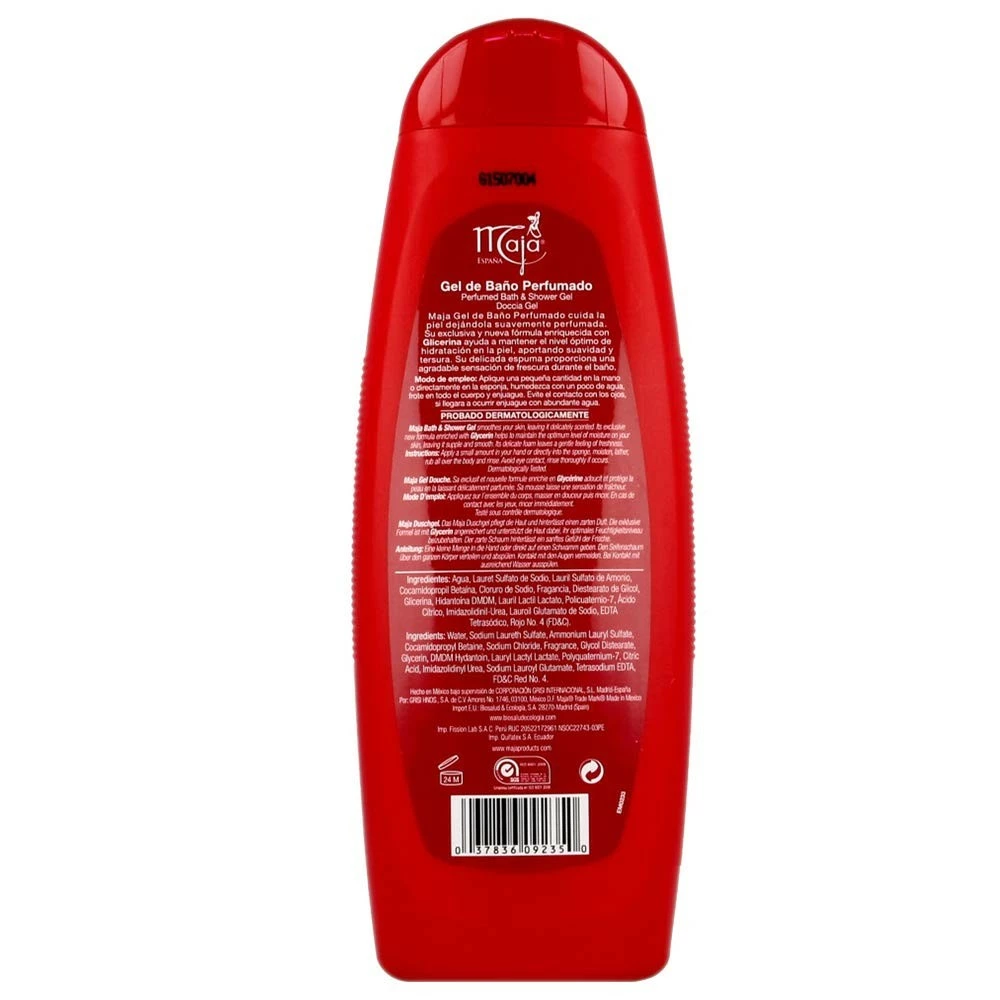 Maja Gift Set (Bath Gel 13.5 Oz. & Body Lotion 13.5 Oz.) With Free Loofah-Borla Y Estuche Regalo 5 Maja Gift Set (Bath Gel 13.5 Oz. & Body Lotion 13.5 Oz.) With Free Loofah-Borla Y Estuche Regalo - Image 3