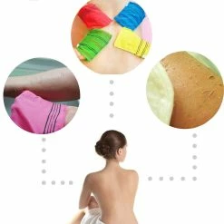 ROMANTIC HOUSE Asian Korean Exfoliating Bath Washcloth Extra Viscos Bath Mesh Body WashCloth Rayon 100% Spa Scrub Italy Gloves Removes Dead Skin X-Large Plus Size Multi-pack 05 Pcs -Moisturizers Sales pp05omqzies2uhtzawwxz8dmnphe