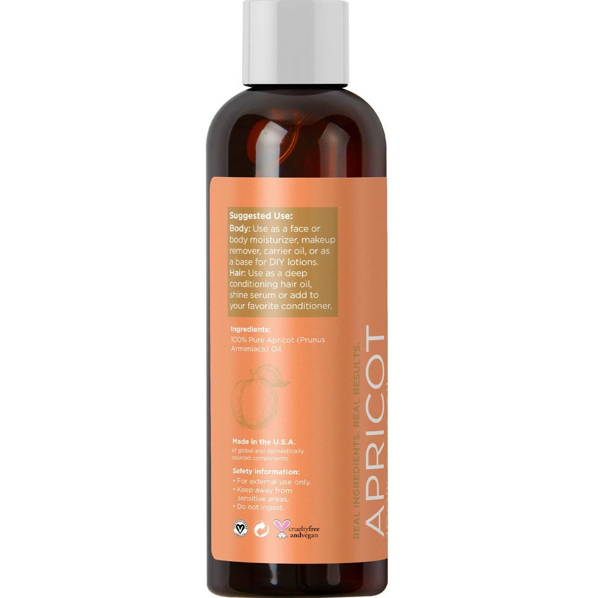 Maple Holistics Apricot Kernel Seed Oil For Skin - Aromatherapy Apricot Oil For Hair Skin And Nails Plus Moisturizing Body Oil Massage With Anti Aging Benefits - Vitamin E And C Rich Face Oil For Dry Skin Care 4 Maple Holistics Apricot Kernel Seed Oil For Skin - Aromatherapy Apricot Oil For Hair Skin And Nails Plus Moisturizing Body Oil Massage With Anti Aging Benefits - Vitamin E And C Rich Face Oil For Dry Skin Care - Image 2