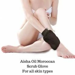 Moroccan Exfoliating Gloves By Aisha Oil™ | Skin-Rejuvenating Body Scrub Gloves | Kessa Hammam Exfoliator Mitts For Men & Women | Spa Grade Shower Scrubbing Mittens | Remove Dead Skin Cells | 3-Pack -Moisturizers Sales pwyu2nt0jz8wl9fcuuufphjl44nf