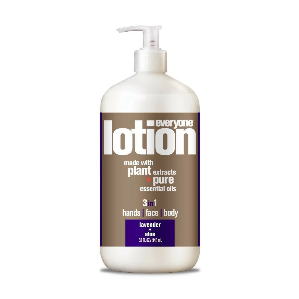 Everyone Lotion, Lavender And Aloe, 32 Ounce, 3 In1 Hand,face,body 3 Everyone Lotion, Lavender And Aloe, 32 Ounce, 3 In1 Hand,face,body
