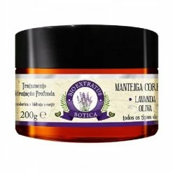 Linha Botica (Lavanda) Bio Extratus - Manteiga Corporal Hidratacao Intensiva 200 Gr - (Bio Extratus Apothecary(Lavander) Collection - Body Butter Deep Hydration 7.05 Net Oz.)