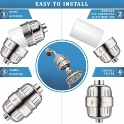 SparkPod Filtered Shower Head 12-Stage Filter Technology For Healthy Skin, Hair, And Nails With 3-Pack Filter Replacement Combo -Moisturizers Sales q0jtrr9gxjgiiabapybtsr5pyuln