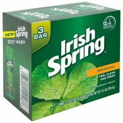 Irish Spring® Irish Spring Men's Deodorant Soap Bar, Original Scent - 3.7 Ounces (24 Count) -Moisturizers Sales q2hxldfb67d2iqfenm85oq0kotwy