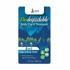 Direct 2 Boater Biodegradable Shampoo & Body Wash 8 Oz - 2-in-1 Hair & Body Wash, For Fresh & Salt Water, No Dies Or Fragrances -Moisturizers Sales q4xjim7blspb0fmvhei942djprow