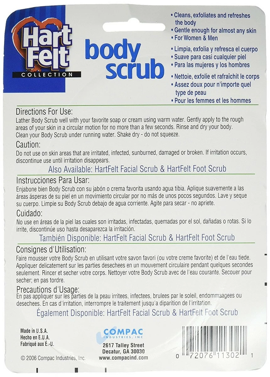 Compac Body Scrub Sponge (3 Pack) 5 Compac Body Scrub Sponge (3 Pack) - Image 3