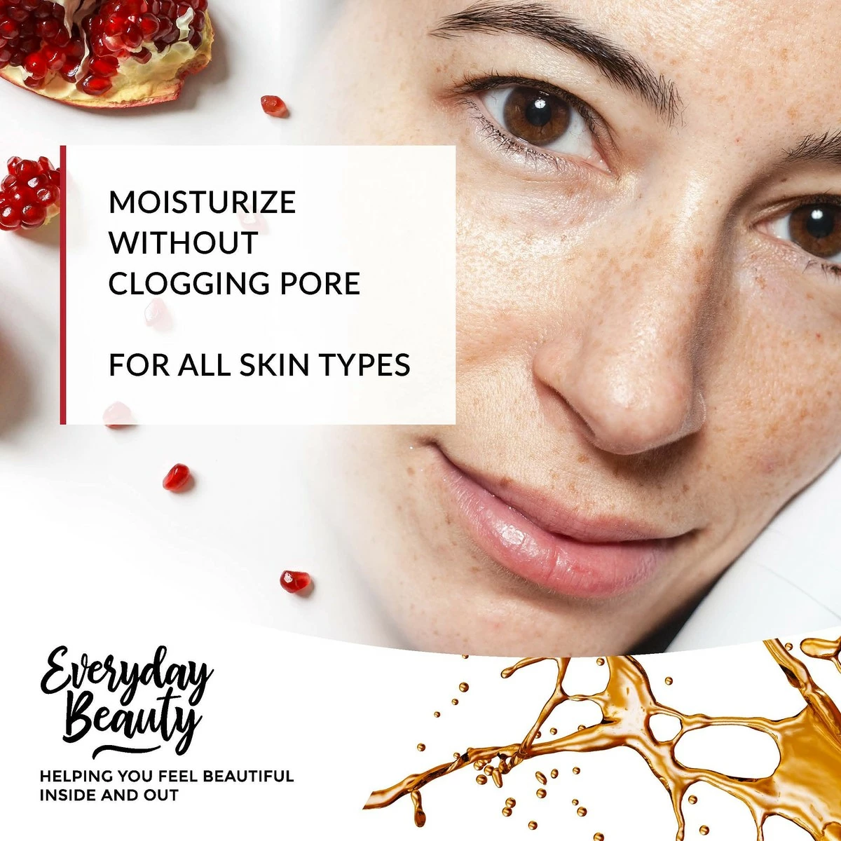 Everyday Beauty Helping You Feel Beautiful Inside And Out Store Pomegranate Seed Oil - 2oz - 100% Pure & Natural Cold Pressed And Unrefined Premium Grade Moisturizing Oil For Face, Skin And Hair 6 Everyday Beauty Helping You Feel Beautiful Inside And Out Store Pomegranate Seed Oil - 2oz - 100% Pure & Natural Cold Pressed And Unrefined Premium Grade Moisturizing Oil For Face, Skin And Hair - Image 4