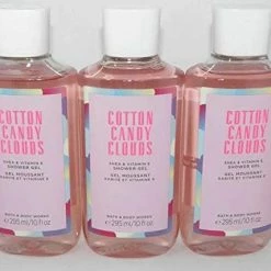 Bath & Body Works Bath And Body Works Cotton Candy Clouds Value Pack - Lot Of 3 Shower Gel - Full Size