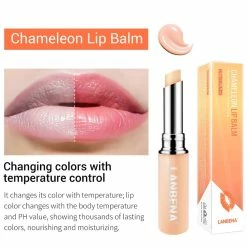 LANBENA Store LANBENA Chameleon Lip Balm Nourishing Moisturizing Reduce Fine Lines Lip Care Daily Use Natural Extract Beauty Makeup Lipstick -Moisturizers Sales q9xbadvtv1l1uxzyitze1sozw3rb