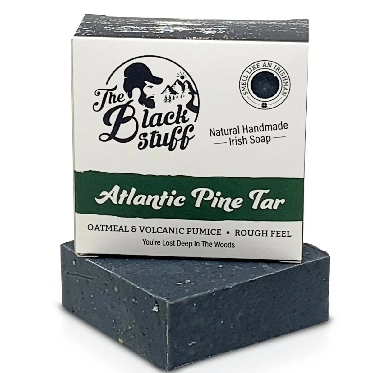 The Black Stuff Pine Tar Soap For Men - Mens Natural Soap - Longer Lasting Handmade All Natural Mens Soap - Bar Soap With Pine, Basil And Spearmint - Mens Natural Bar Soap With Activated Charcoal Volcanic Pumice 3 The Black Stuff Pine Tar Soap For Men - Mens Natural Soap - Longer Lasting Handmade All Natural Mens Soap - Bar Soap With Pine, Basil And Spearmint - Mens Natural Bar Soap With Activated Charcoal Volcanic Pumice